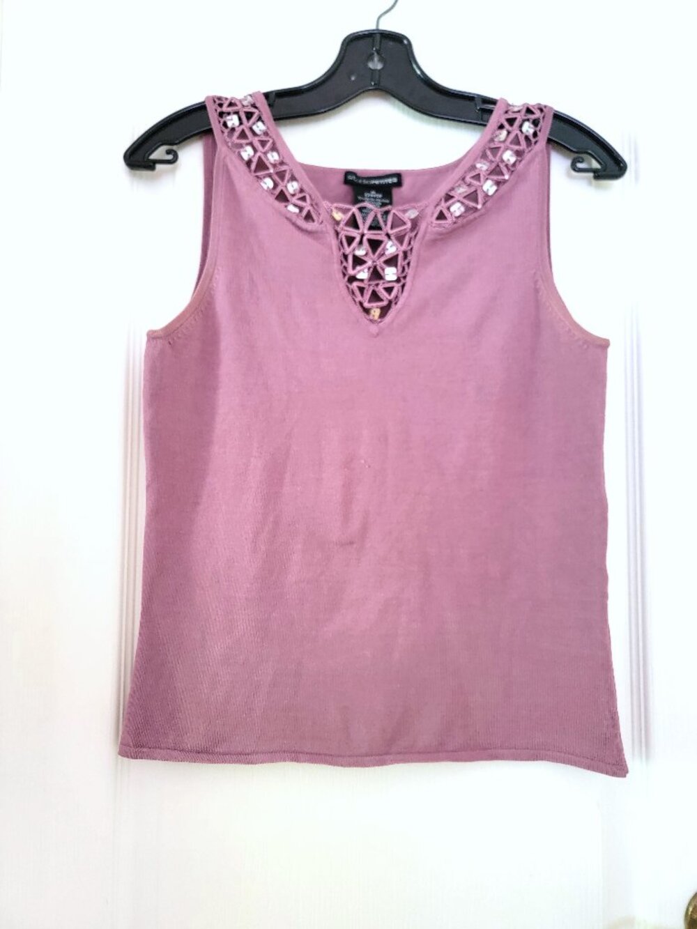 STUDIO PETITES KNIT TANK TOP